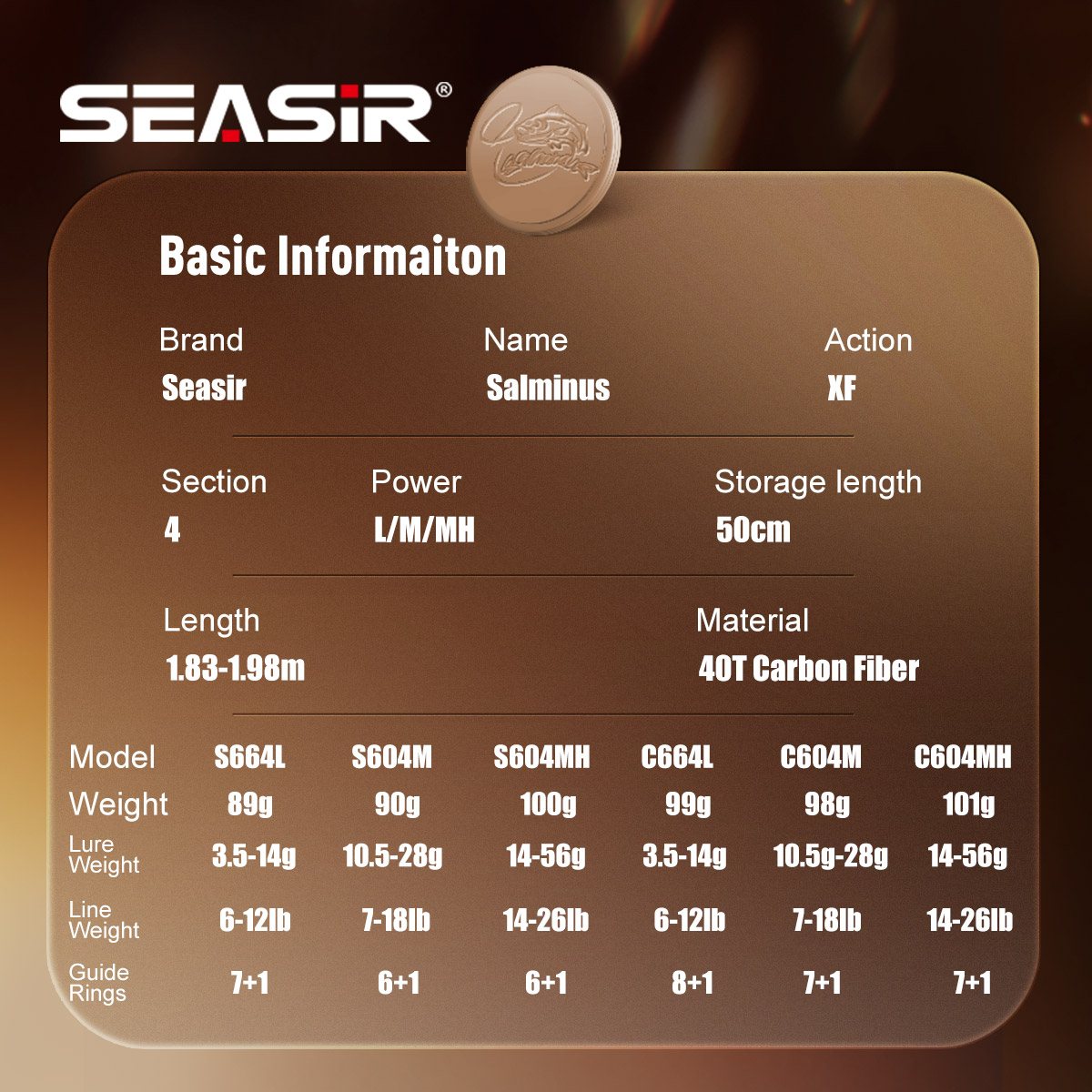 Seasir Salminus XF M/MH Spin v - Kastking Reel Zephyr incelemesi ve fiyatı