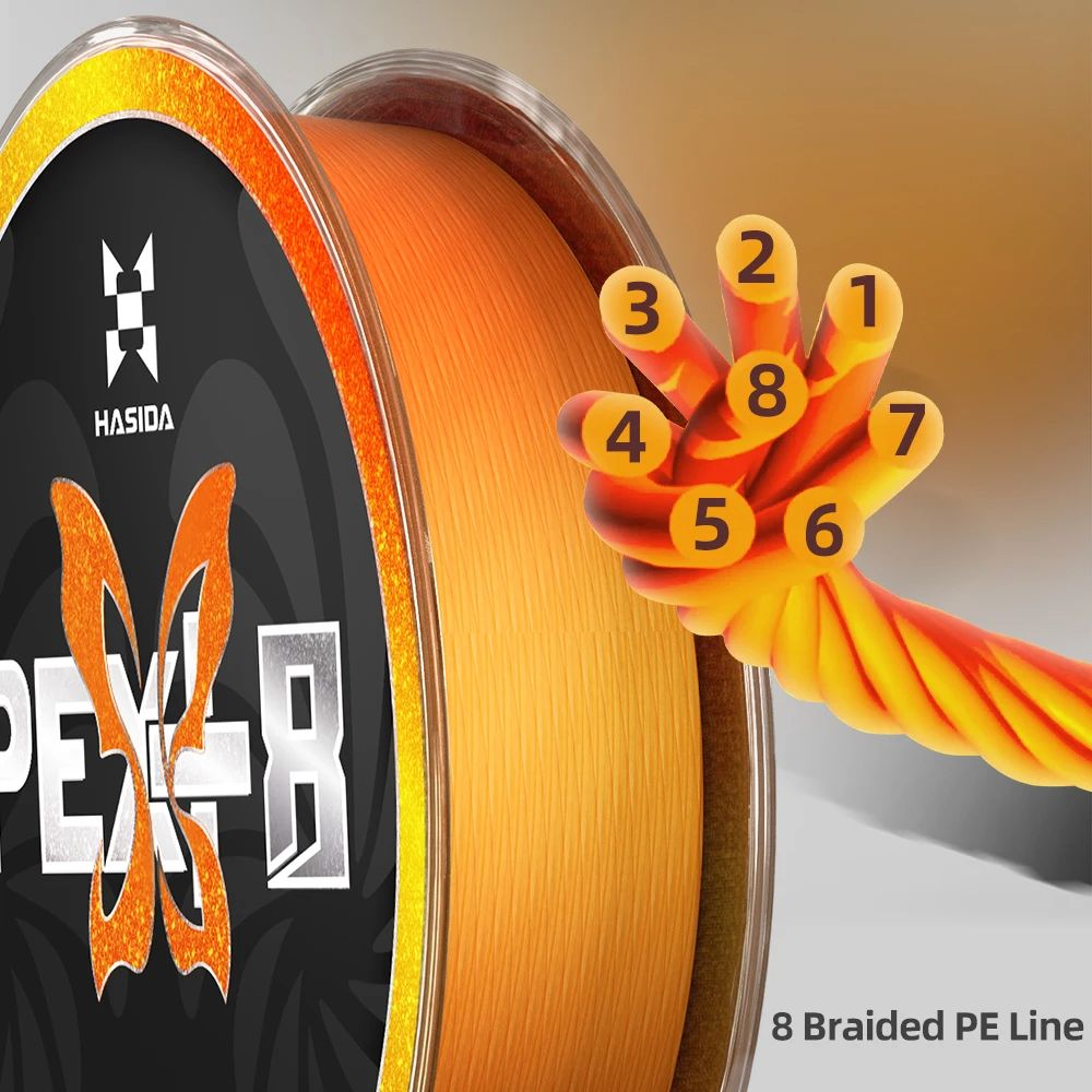 HASIDA Butterfly 100m 8 Örgülü - Copolymer Line incelemesi ve fiyatı